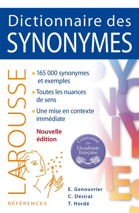 dictionnaire synonyme des mots.